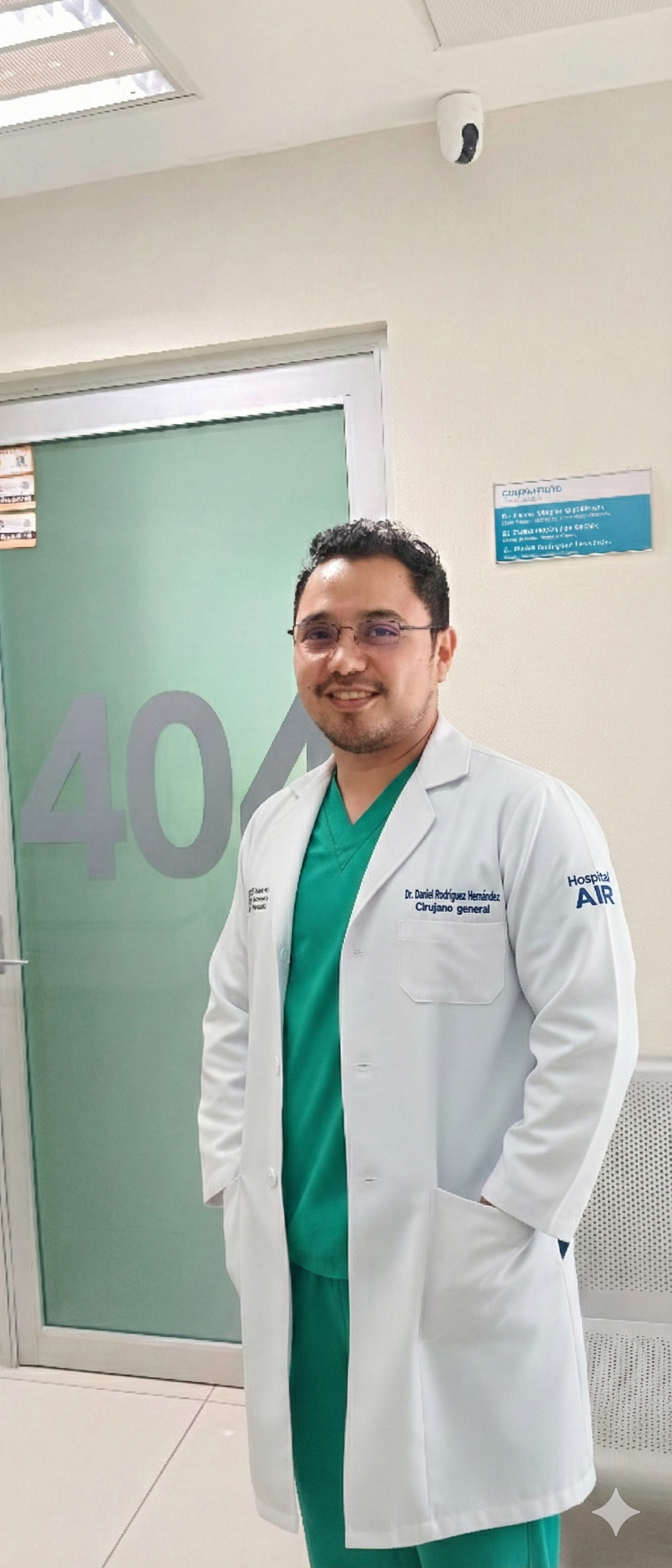 Dr. Daniel Rodríguez Hernández en consultorio 404
